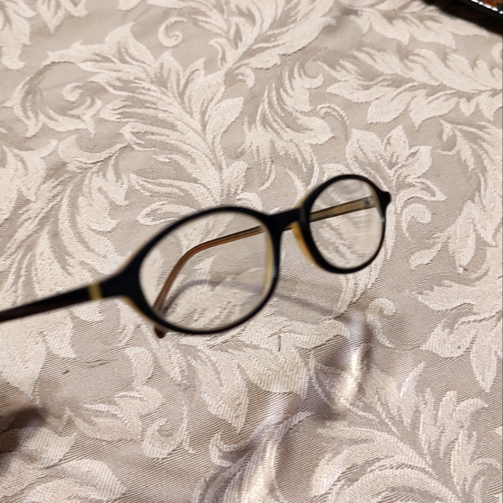 👓 Classic 90's Italian Made Black & Caramel Prescription Eyeglasses - Picture 13 of 16